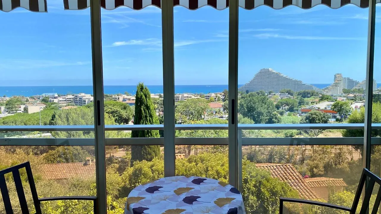 Appartement Salut le Soleil - Vue mer - 4 personne - 2 pièces - 50m2 à Villeneuve-Loubet